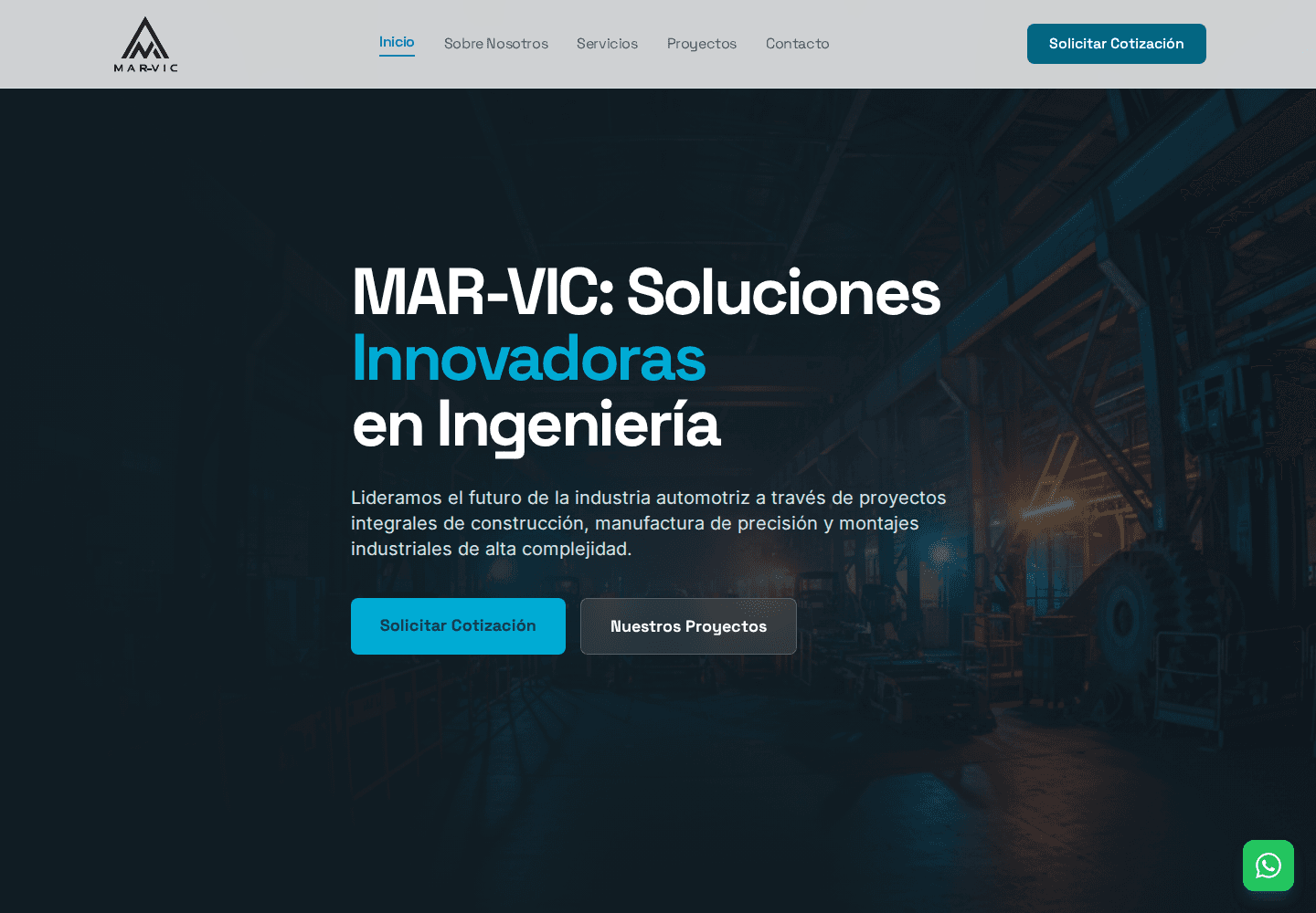 MAR-VIC Industrial Engineering Website